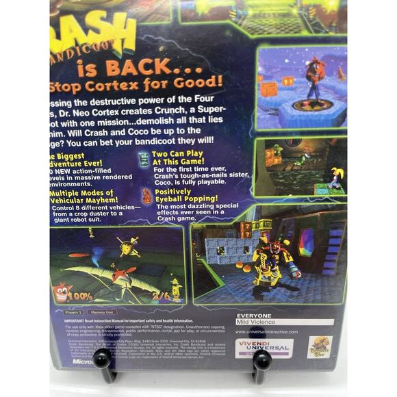 Crash Bandicoot: The Wrath of Cortex (Microsoft Xbox, 2003) Complete and Tested - Picture 7 of 8